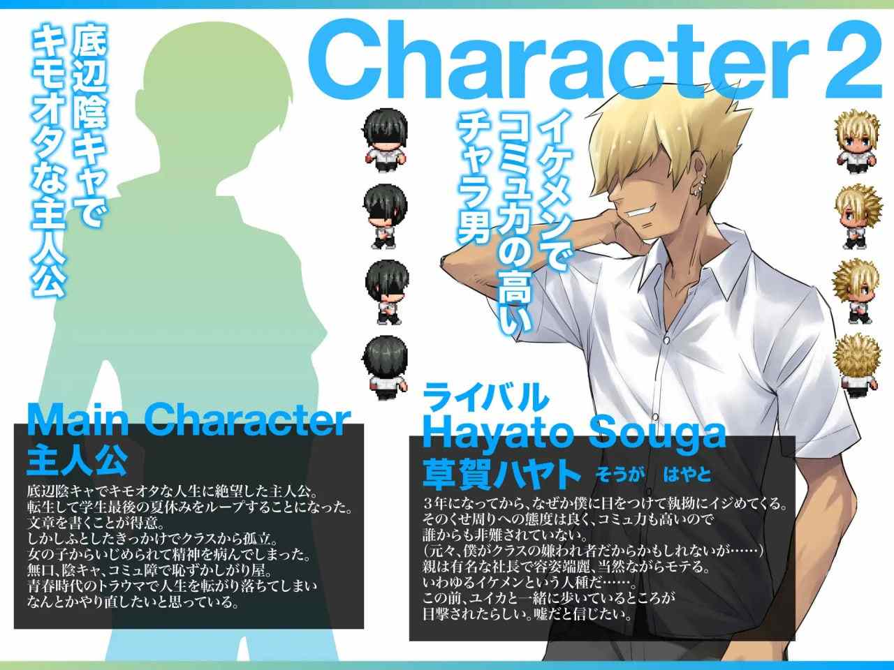 ✅社团名：#アトリエTODO ▫️名称：青春轮回 身为底层恶心宅的我转生后与校园阶级第一的美少女重过青春 ▫️原名：アオハループ 底辺キモオタの僕が転生してスクールカースト第一位の美少女と青春をやり直すお話 ▫️版本：v1.0.1