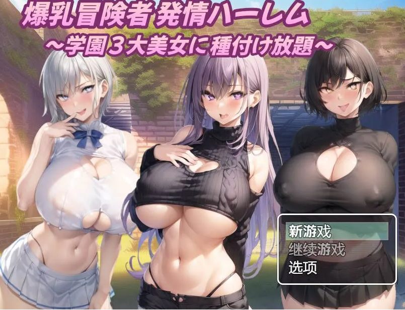 【日系/RPG/汉化】巨乳冒险家的银荡后宫 学园三大美女随意交配爆乳 冒険者発情ハーレム～学園3大美女に種付け放題～Ver1.03 AI汉化内嵌版【1.48G】【序号1735】