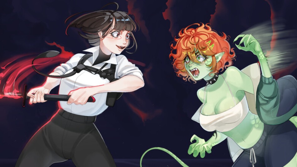 新作[互动SLG/魔物娘/动态] 为了重启现实，我喝下了索蕾尔咖啡，却遭到魔物娘和武装特工的追捕。