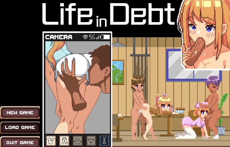 Pi6月新作[沙盒SLG/抚摸触摸/像素动态] 负债生活/借金生活（Life In Debt）生肉版 [310M]