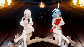新作-[SEX]Haku x Miku-baam【巨乳 白丝 兔女郎 乳摇 足交 骑乘 爆操 中出】-第2张图片-萌站