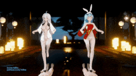 新作-[SEX]Haku x Miku-baam【巨乳 白丝 兔女郎 乳摇 足交 骑乘 爆操 中出】-第4张图片-萌站