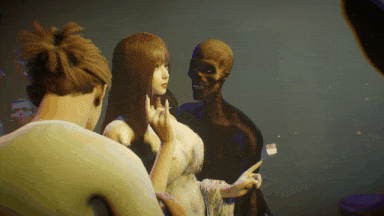 视=43[3D夫目前犯NTR] 牛头人爱好者：雯雅婷-酒吧NTR 性感肉丝女友在男友面前被陌生男人侵犯中出 [5.1G]