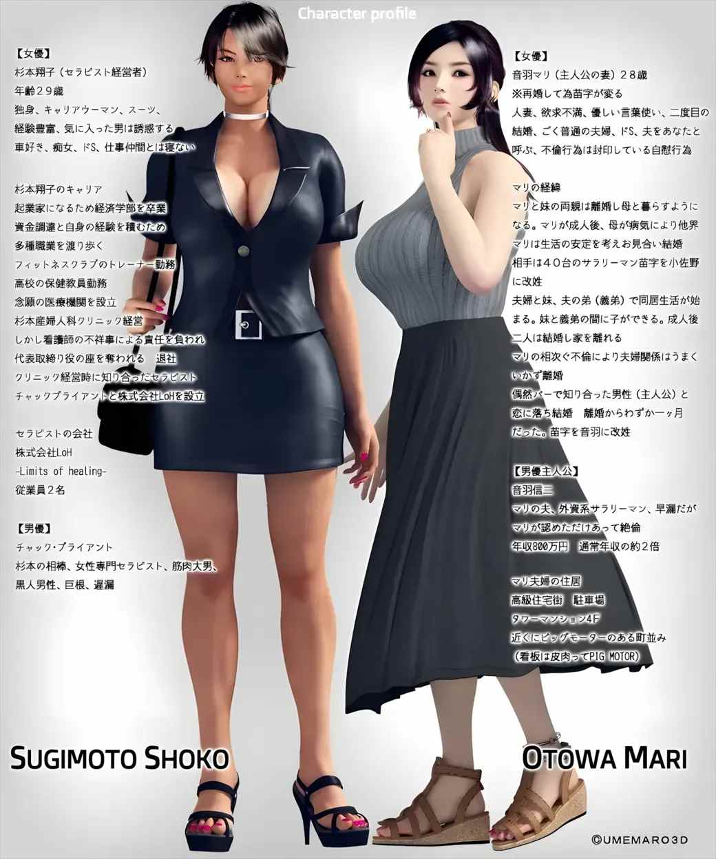 【3D互动/官中/NTR/全动态】[梅麻吕]杏治疗师 GAME版 セックスセラピスト GAME版 Ver1.02 官方中文版【3.54G/全CV】-第4张图片-萌站