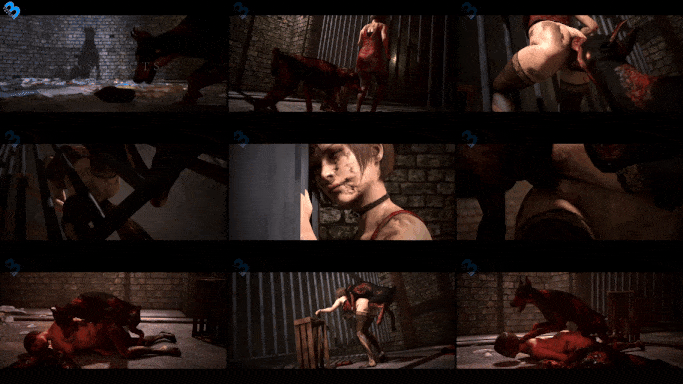 【3D/barbellsfm】新作：生化危机-被狗狠操的艾达王