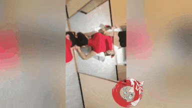 视=6【无水印原版】，巨乳人妻露脸熟女【赤鳞狂舞】系列22，镜子前使劲后入内射黑丝吊带大白屁股-第11张图片-萌站