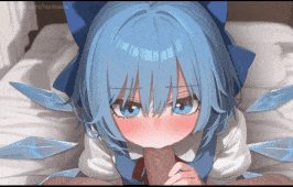 【雌小鬼 巨乳 乳摇 口交 吞精 骑乘 后入 爆操 爆射 中出】新作-[Henkawa]-琪露诺 Touhou Cirno vol.2 !!-第3张图片-萌站
