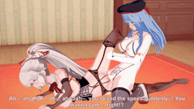 【动画/乘骑/中出/爆操】HK416 和 Fujiwara No Mokou、futa hentai-第10张图片-萌站