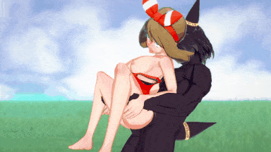 【动画/中出/后入/乘骑/爆操】Pokemon Umbreon 和 May 性爱