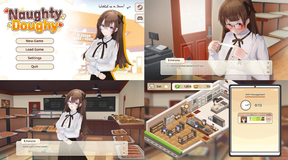 【PC/更新/SLG/恶堕/动态/无码】揉欲甜心v0.3.0 【共553M】【实时机翻】 【原名：Naughty Doughy】【2025年06月10日 发售】