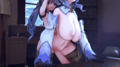 视=15[3D动画无码扶她] StarryMomoko甘雨X刻晴 Ganyus_Secret_ [2.4G]-第8张图片-萌站