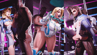 视=23[3D无修NTR] Fish Animation 新作：艾达王+天使+雏田+隐形女侠+黑百合 性感御姐黑色巨根爆肏中出 [2.51G]-第7张图片-萌站