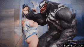 【巨乳 巨屌 后入 爆操 爆射 中出】新作-[Slayed.Coom]Venom Succumbs to Snowbunny Mind Control
