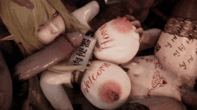 视=31[3D无修CV] Elarbaby：D37 忍野忍&爱尔奎特 金发巨乳姐妹花陷入无尽轮奸地狱 [2.5G]-第9张图片-萌站