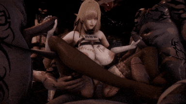 视=31[3D无修CV] Elarbaby：D37 忍野忍&爱尔奎特 金发巨乳姐妹花陷入无尽轮奸地狱 [2.5G]-第19张图片-萌站