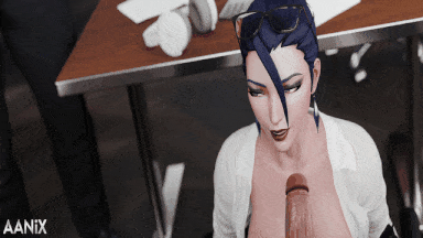 视=7[3D动画无码] AANIX Kai'Sa x Dudes 英雄联盟 卡莎 教室 口交 深喉 被狠狠中出 [2.28G]-第10张图片-萌站