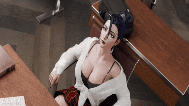 视=7[3D动画无码] AANIX Kai'Sa x Dudes 英雄联盟 卡莎 教室 口交 深喉 被狠狠中出 [2.28G]-第20张图片-萌站