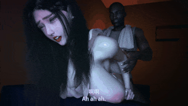 视=21[3DNTRVAM] 牛头人爱好者：白富美-搬运NTR 白丝巨乳人妻被黑人搬运工侵犯中出 [中配中字] [7.7G]-第15张图片-萌站