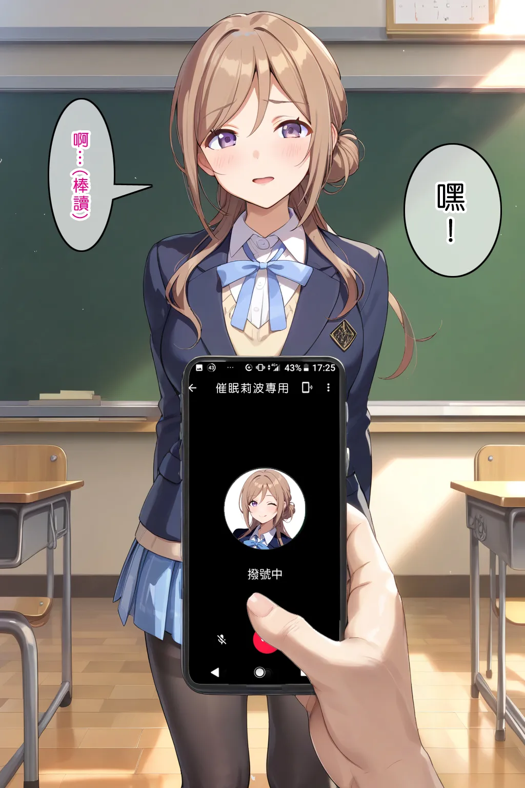 全彩漫画 催眠莉波 48P 黑丝