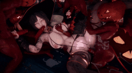 [Elarbaby] D44 Halloween 性感黑丝魔女被催眠轮奸中出 [3.9G]-第4张图片-萌站