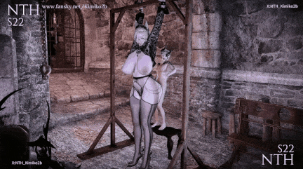 [NTH_kimiko2B]S22 极品黑丝爆乳魔女被兽人巨根狠狠的注入精液 9G-第8张图片-萌站