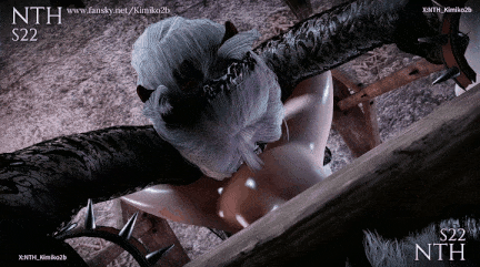 [NTH_kimiko2B]S22 极品黑丝爆乳魔女被兽人巨根狠狠的注入精液 9G-第9张图片-萌站