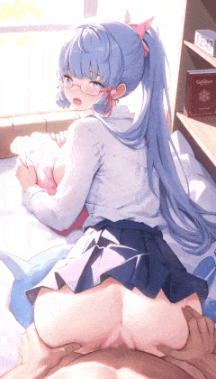 [YESUI]神里綾華 -放學後的邀約+毛衣+特写 [原神]-第4张图片-萌站