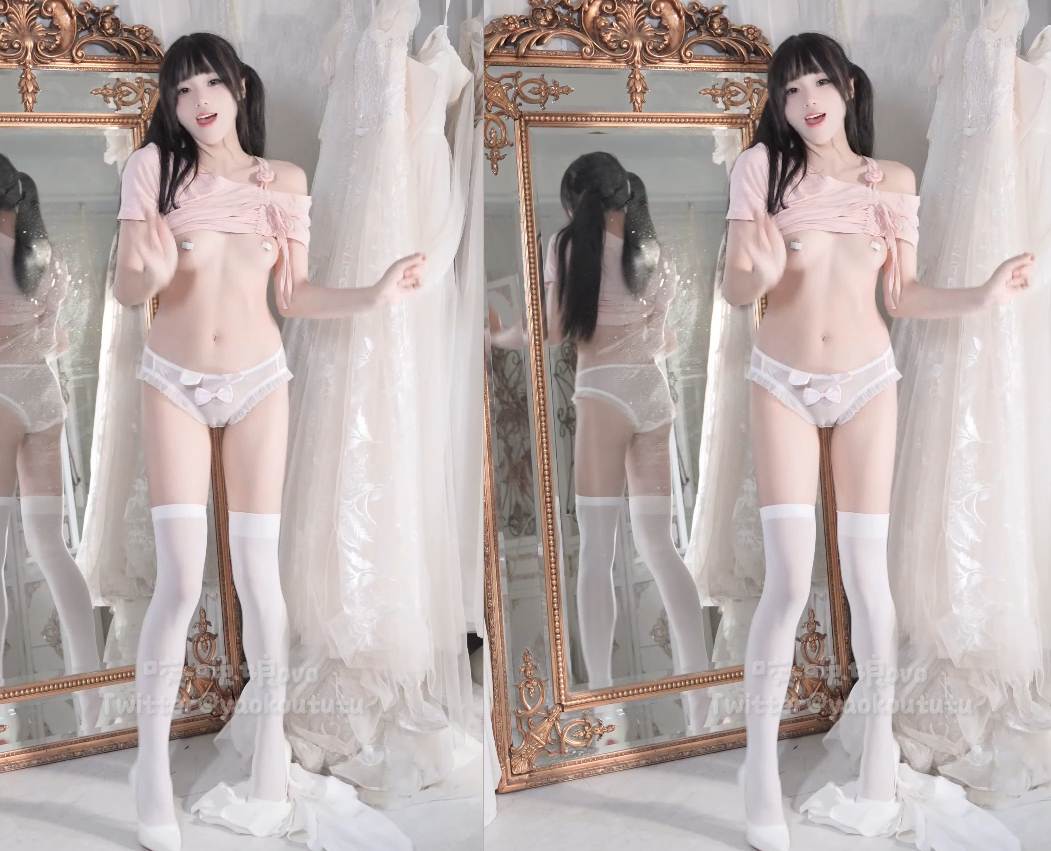 咬一口兔娘(黏黏团子兔) - 恋爱告急 白丝双马尾-第3张图片-萌站