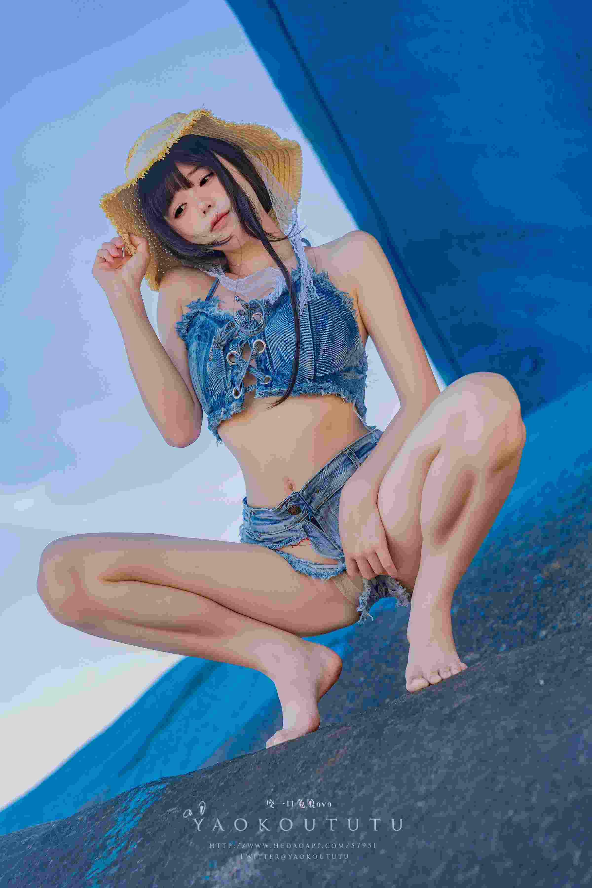 咬一口兔娘ovo 海の夏日 83P 淫纹-第2张图片-萌站