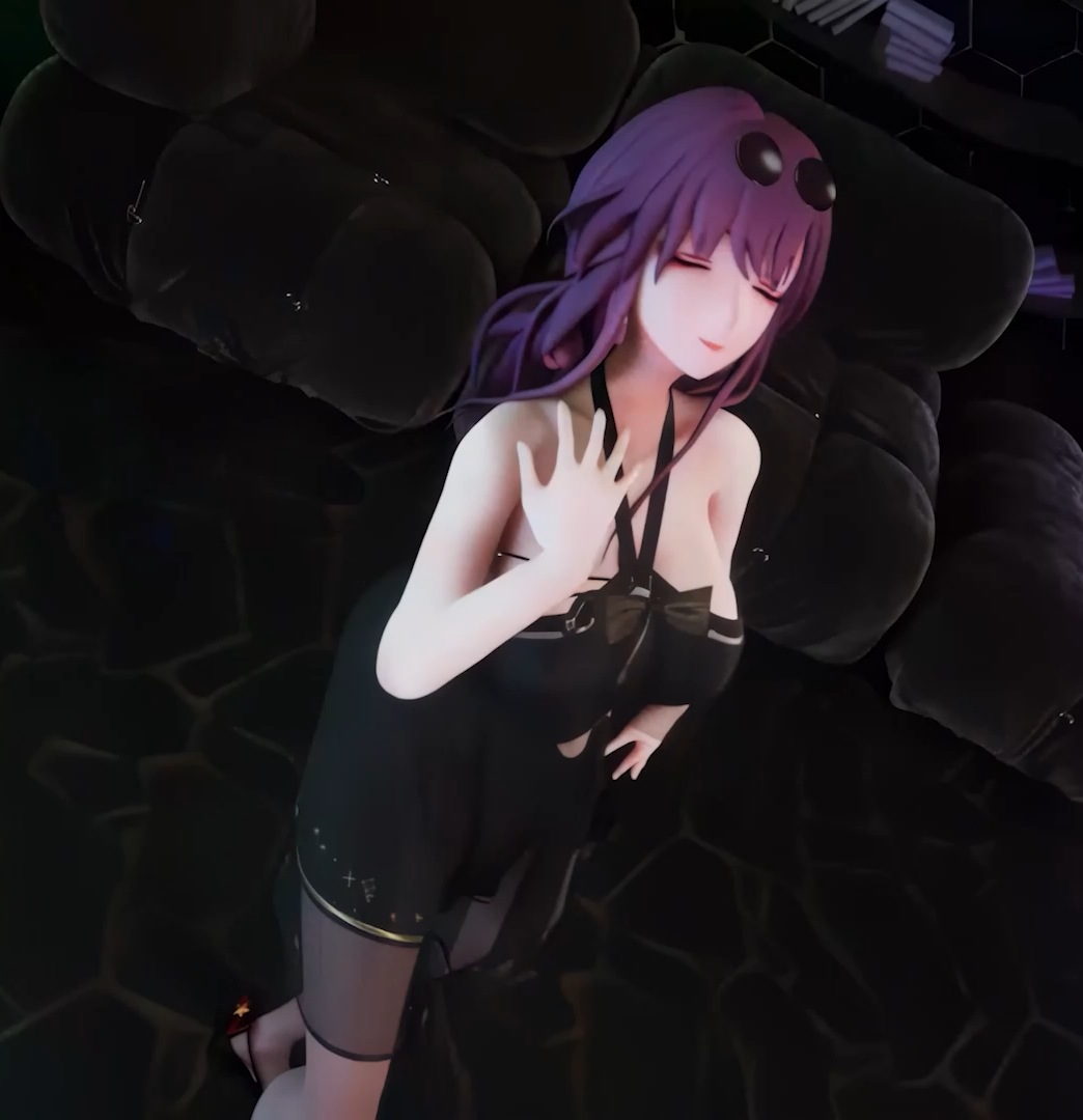 3D动画 MMD 卡芙卡[Kafka]CUPID 黑丝-第4张图片-萌站