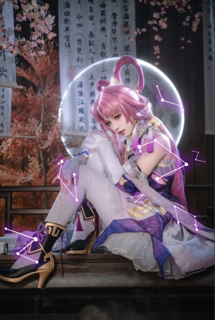 视=41【COSPLAY小合集】[花柒Hana]套图36-39 符玄流萤银狼飞鸟马时[64P]【900M】