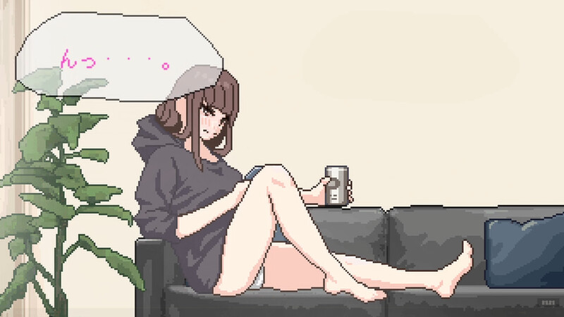 新作[互动SLG/抚摸触摸/像素动态] 我们突然结婚后一起喝酒玩游戏等等 突然結婚した僕らはお酒飲んでゲームするなどした Ver.1.1 机翻版 [750M]-第2张图片-萌站