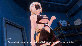 8[3D无修CV] ToonE 新作：Trigger Training After Dark 扳机的耐久训练 性感御姐女上位骑乘榨精 [1.8G]