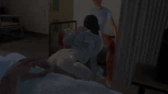 10[3DNTRVAM] 牛头人爱好：白富美-医院NTR2 丰满巨乳女友在男友病床前被侵犯中出 [8.7G]-第6张图片-萌站