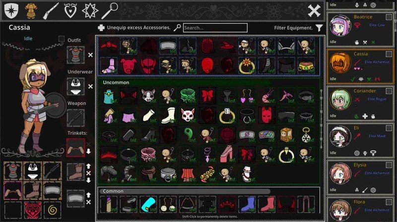 PC/SLG/#10月新作【沙盒SLG/H版暗黑地牢/动态】 阿尔法地牢（Ero Dungeons）V1.0正式版 官方中文 #-600MB-第4张图片-萌站