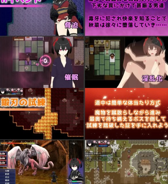 [日式RPG/羞辱/新作/PC] 灾厄忍者 妖华与阴谋之里 AI汉化 [1+1.4G][百度盘] 