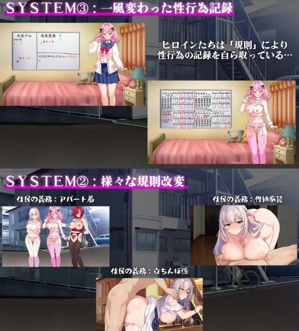  [经营SLG/NTL/新作/PC] 催淫公寓 以催淫居住规则实施v1.02 AI汉化 [1+600M][百度盘]