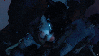 [3D动画/NTR/VAM] szyca：俱乐部之夜 阿狸 性感黑丝女友舞厅挑逗陌生男人被夹击侵犯 [2G]-第3张图片-萌站