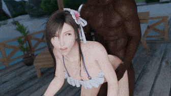 1[3D无修CV] adobostan 新作：穗乃果+蒂法 性感女神黑色巨根后入爆肏 [618M]-第5张图片-萌站