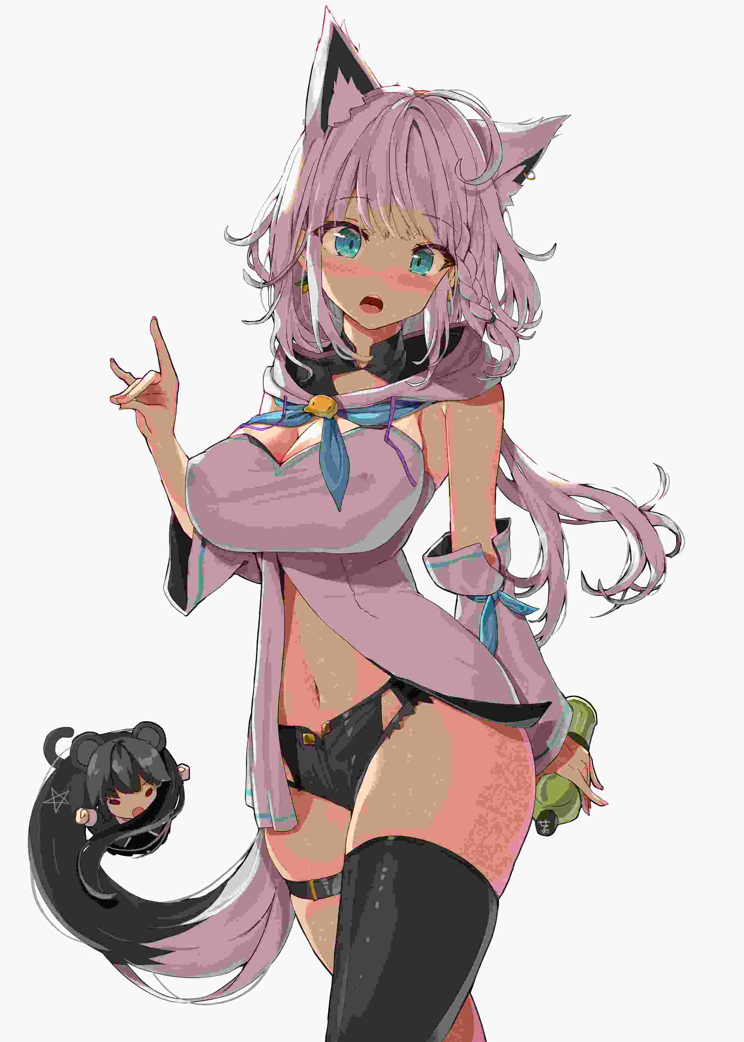 【DLsite/同人/实时汉化/兽耳娘/VTuber/颜射/SM/捆绑/紧缚/拘束/潮吹/系列】紧缚フ◯キクリッカー 紧缚的白上吹雪【RJ01378783/社团名: サークルfujiko】