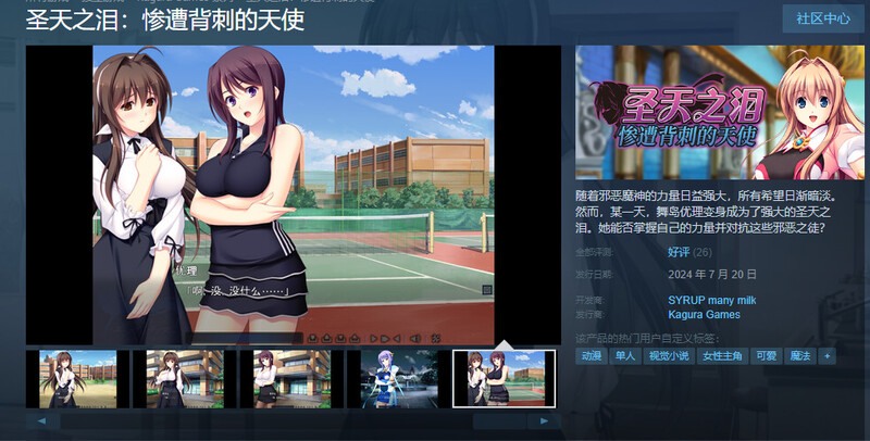 【拔作ADV/淫虐多P/官中】圣天之泪：惨遭背刺的天使（狙われた女神天使エンゼルティアー ～守った人間達に裏切られて～）V1.0 STEAM官中【8G】-第2张图片-萌站