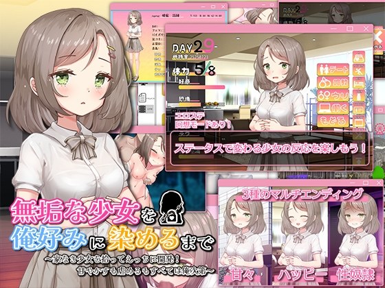 新作[日式SLG/互动养成/援交露出] 将纯真少女调教成我喜欢的模样～收留无家可归的少女并进行情色开发！宠爱还是欺凌全凭我的喜好～ 無垢な少女を俺好みに染めるまで～家なき少女を拾ってえっちに開発！ 甘やかすも虐めるもすべては俺次第～ AI汉化版 [1.5G]