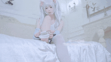 33【COSPLAY带视频】咬一口兔娘(yiko湿润兔) 做你的猫 [56P+1V]-第3张图片-萌站