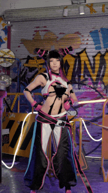 36【COSPLAY带视频】咬一口兔娘(yiko湿润兔) 『街霸-韩蛛俐』 [81P1V]-第7张图片-萌站