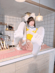 46【COSPLAY带视频】咬一口兔娘 诞生日限定『 兔子味蛋糕 』 [104P 4V]【1.64G】-第6张图片-萌站