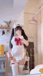 46【COSPLAY带视频】咬一口兔娘 诞生日限定『 兔子味蛋糕 』 [104P 4V]【1.64G】-第10张图片-萌站