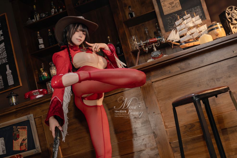 47【COSPLAY带视频】[咬一口兔娘]25年6月作品『西部逆兔女郎』Thirsty[107P 2V]【1.8G】-第3张图片-萌站