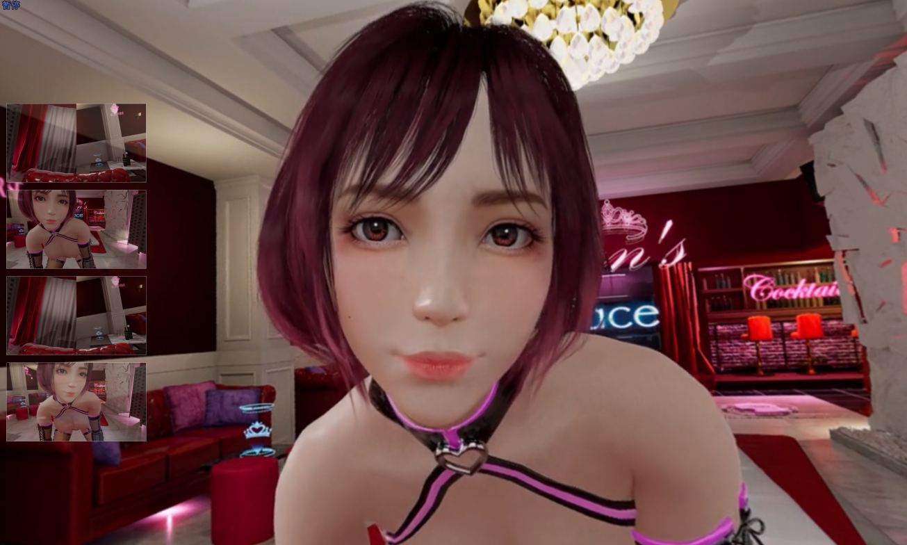 VR视频 meta003 现役虚拟偶像次元爱莉的浓厚调情黑丝痴女甜美贴身不间断榨精Play ！