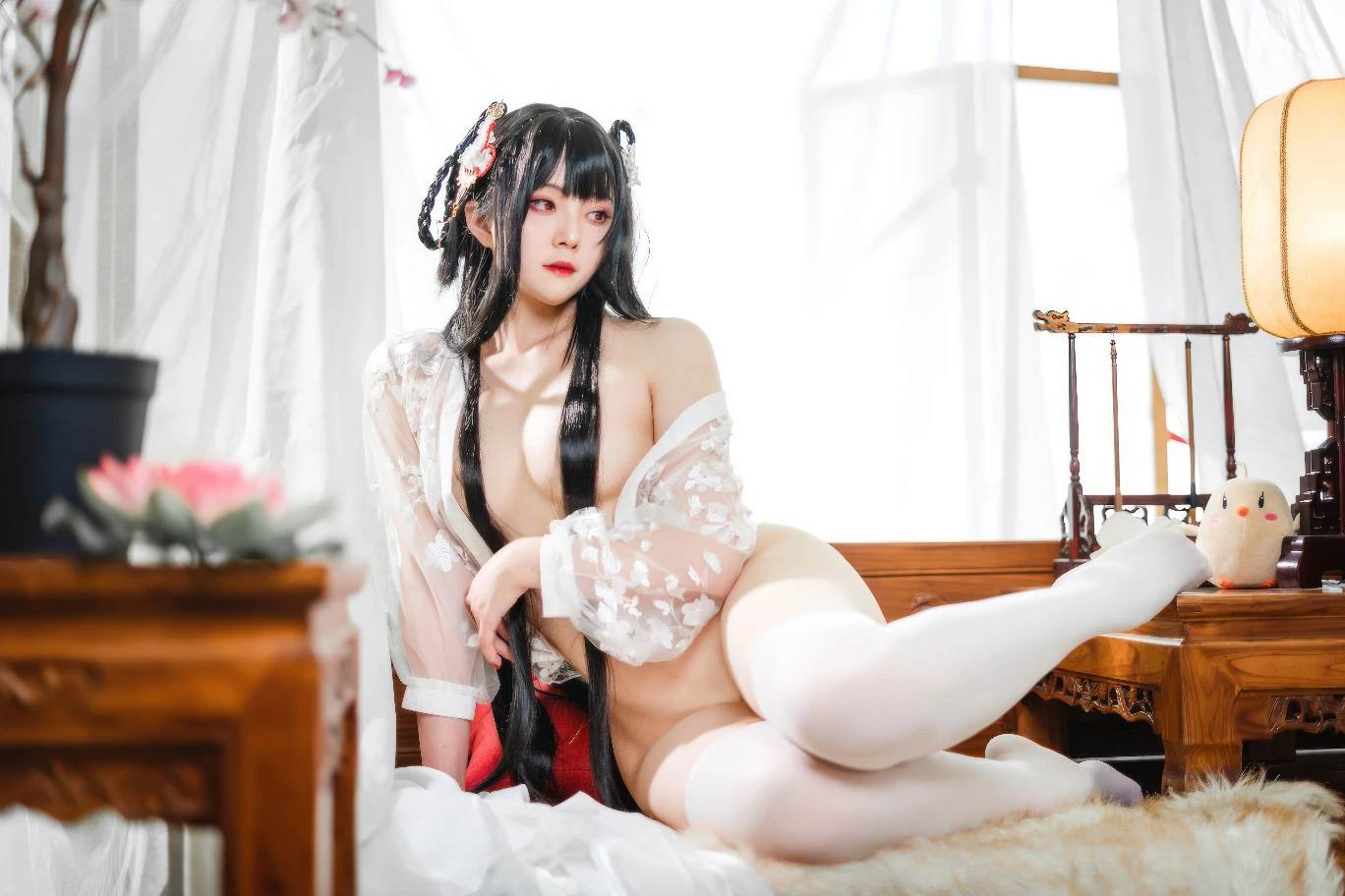 Natsuko夏夏子 – NO.25 逸仙 膏发凝脂[61P1V-1.14G]-第4张图片-萌站
