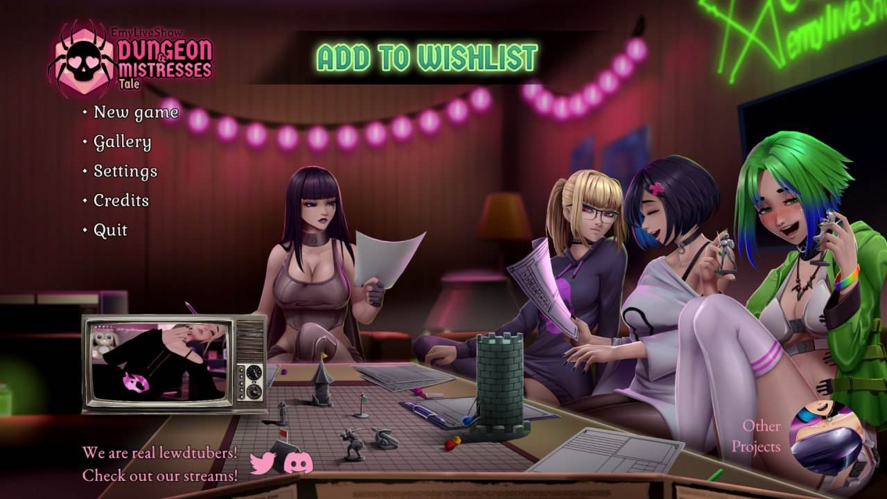 [免费]SLG/官中/动态】艾米的直播秀：地牢与女主人传奇 EmyLiveShow Dungeon & Mistresses Tale Steam官方中文版【4.94G】-第7张图片-萌站